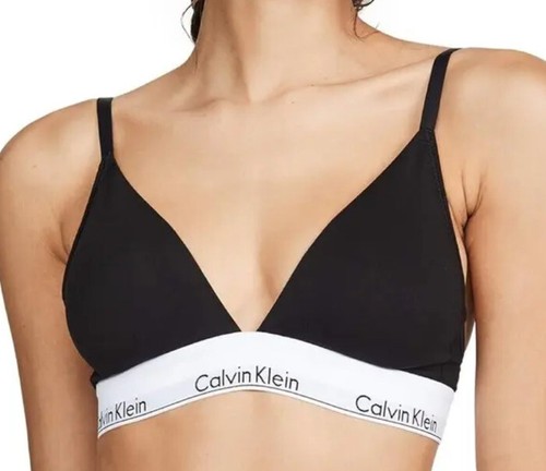 CALVIN KLEIN TRIANGLE CAROUSEL BRA/BRALETTE ASSORTED XL Gray - Picture 8 of 10