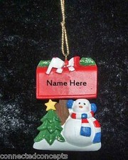Personalized Snowman Christmas Ornament from Kurt Adler SEE NAME SELECTION NEW
