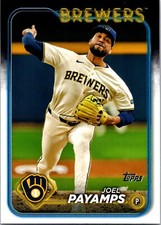 Joel Payamps 2024 Topps Update #US153 Milwaukee Brewers