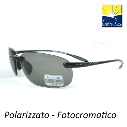 SERENGETI NUVOLA 7359 SHINY BLACK POLARIZZATO PESCA Sunglass Sole 555 | eBay