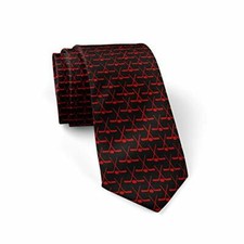 Function - Men's Crossed Hockey Sticks Neck Tie  