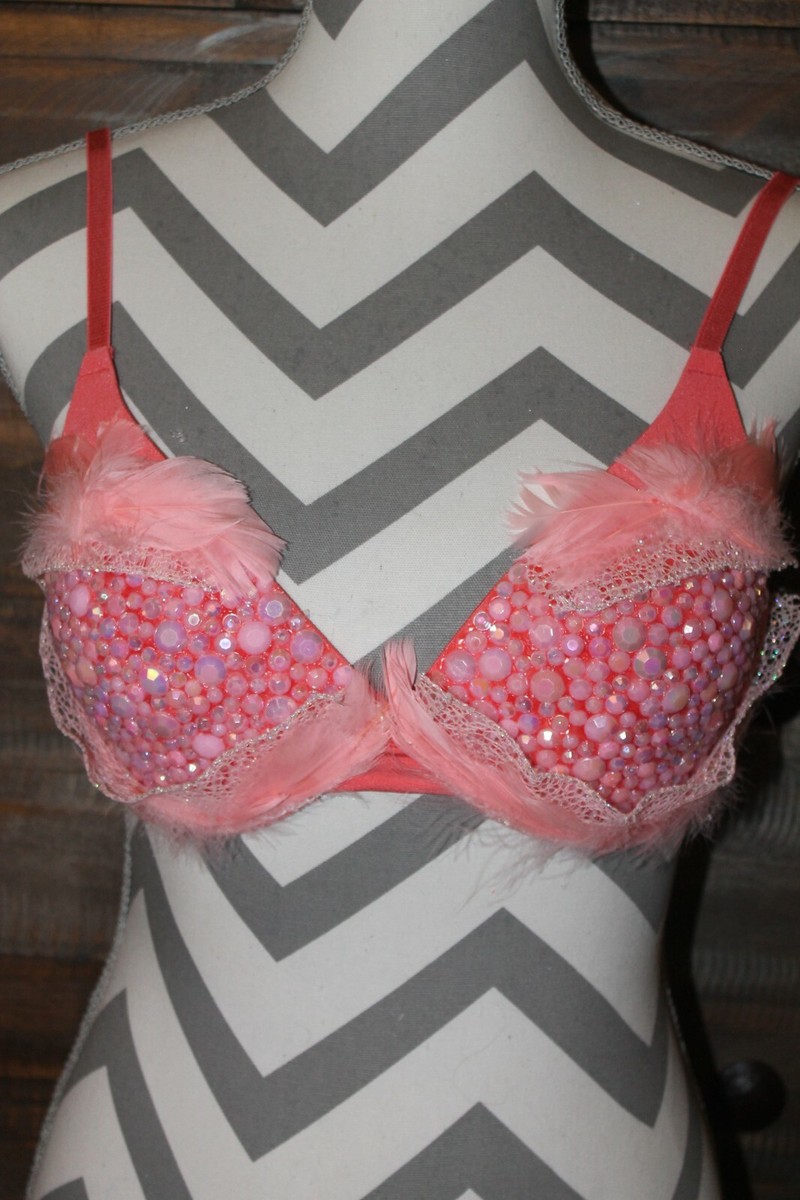 sparkly pink bralette