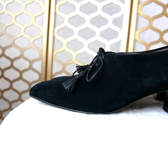 Salvador Ferragamo suede lace up shoes size 8.5 B | eBay display picture 1