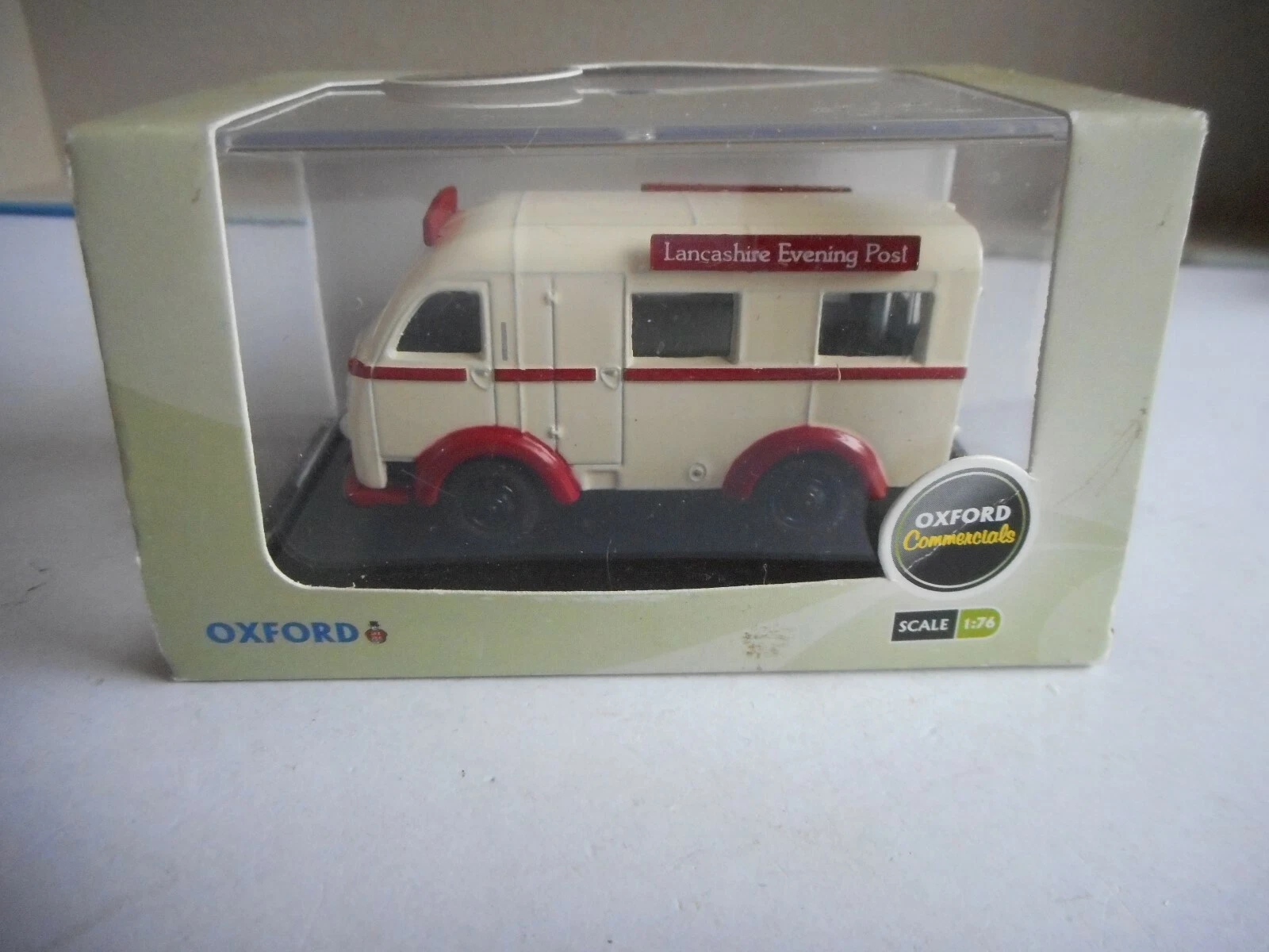 VANS Oxford Die Cast Commercials 76AK001 Austin K8 Furgone 3 Vie Lanc Even Pos 1:76 + Scatola