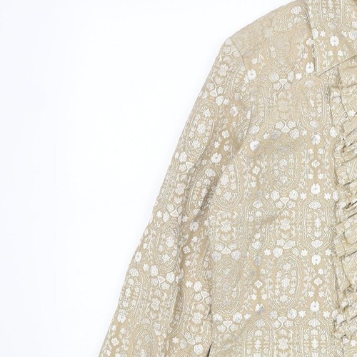 Círculo Completo para Mujer Oro Cachemira Algodón Básico Botones Talla M Collar - Imagen 6 de 12