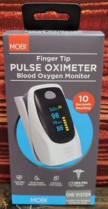 Mobi Fibger Tip Pulse Oximeter Blood Oxygen Monitor (C101A3) (NEW)