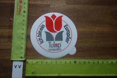 Alter Aufkleber Büro Computer Software Internet Laptop TULIP (VVA)