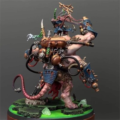 Thanquol and Boneripper Skaven Warhammer Age of Sigmar army Chaos