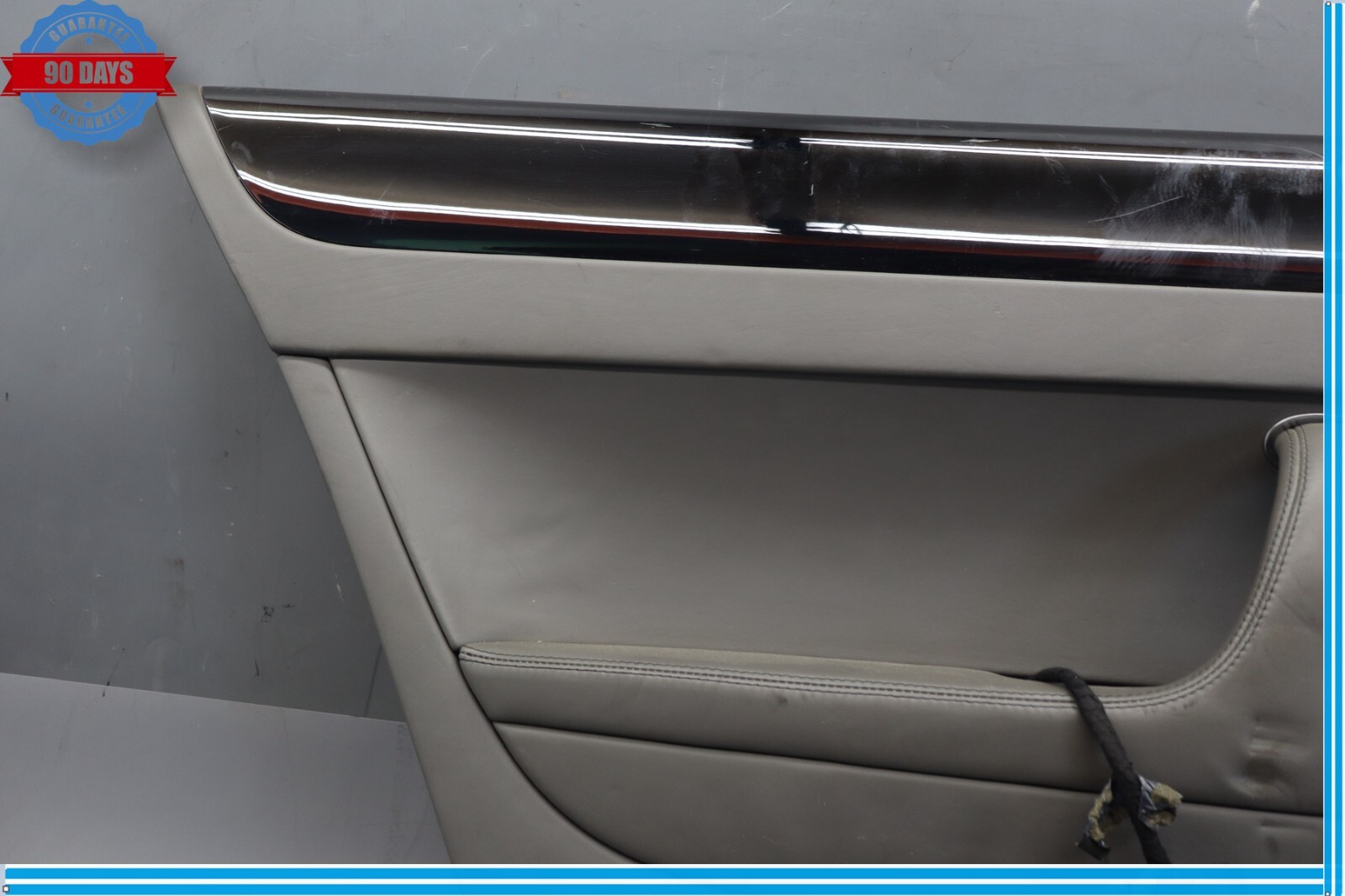 06-12 Bentley Continental Rear Left Side Interior Door Panel Trim Gray Oem