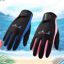 1 Pair 1.5mm Neoprene Swimming Scuba Diving Anti Slip Cold-proof Wetsuit Gloves