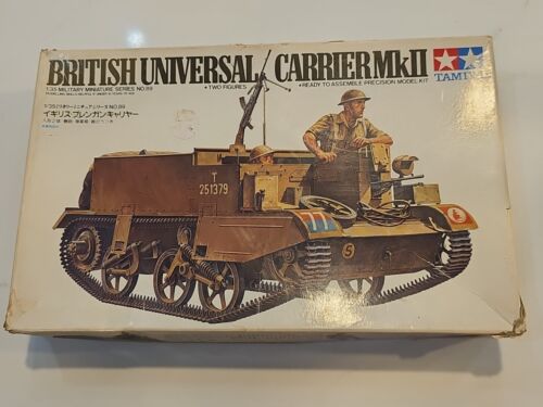 Tamiya 1/35 35089 British Army Universal Carrier Mk.II Vintage Model Kit 1976