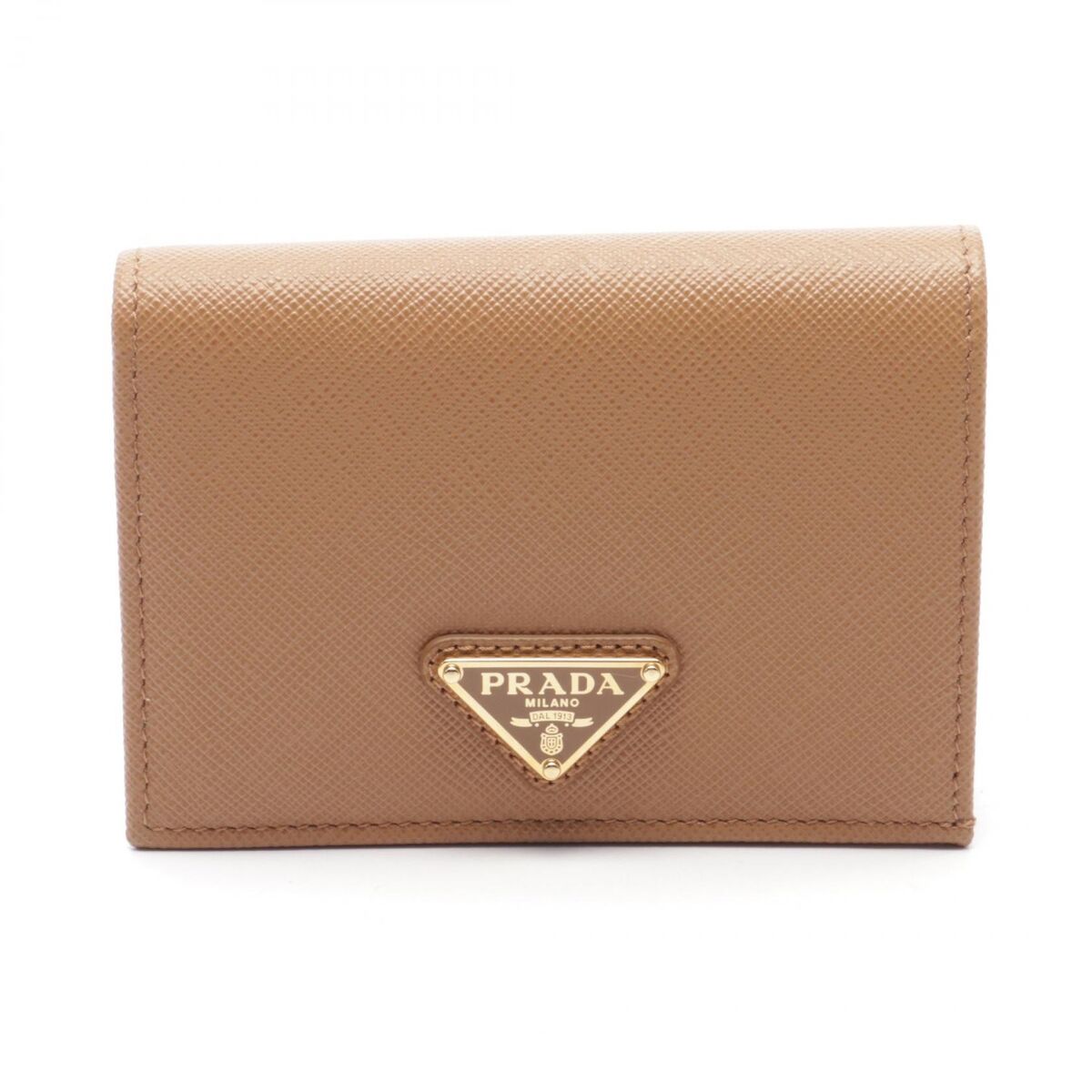 PRADA SAFFIANO TRIANG Bi-fold wallet Purse 1MV021QHHF0018 PRADA SAFFIANO TRIANG Bi-fold wallet Purse 1MV021QHHF0018