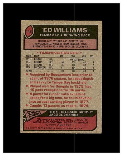 1977 TOPPS FOOTBALL #1-300 YOU PICK SEE PHOTOS OF EVERY CARD STARS *NEW LISTING* - Picture 217 of 433