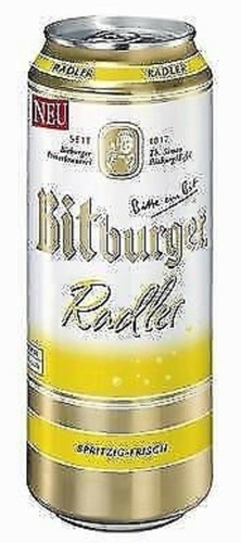 Bitburger Dose 24 Dosen a 0,5L Bitburger Radler Pils Dose Beer + Zitrone 2,5% inc ...