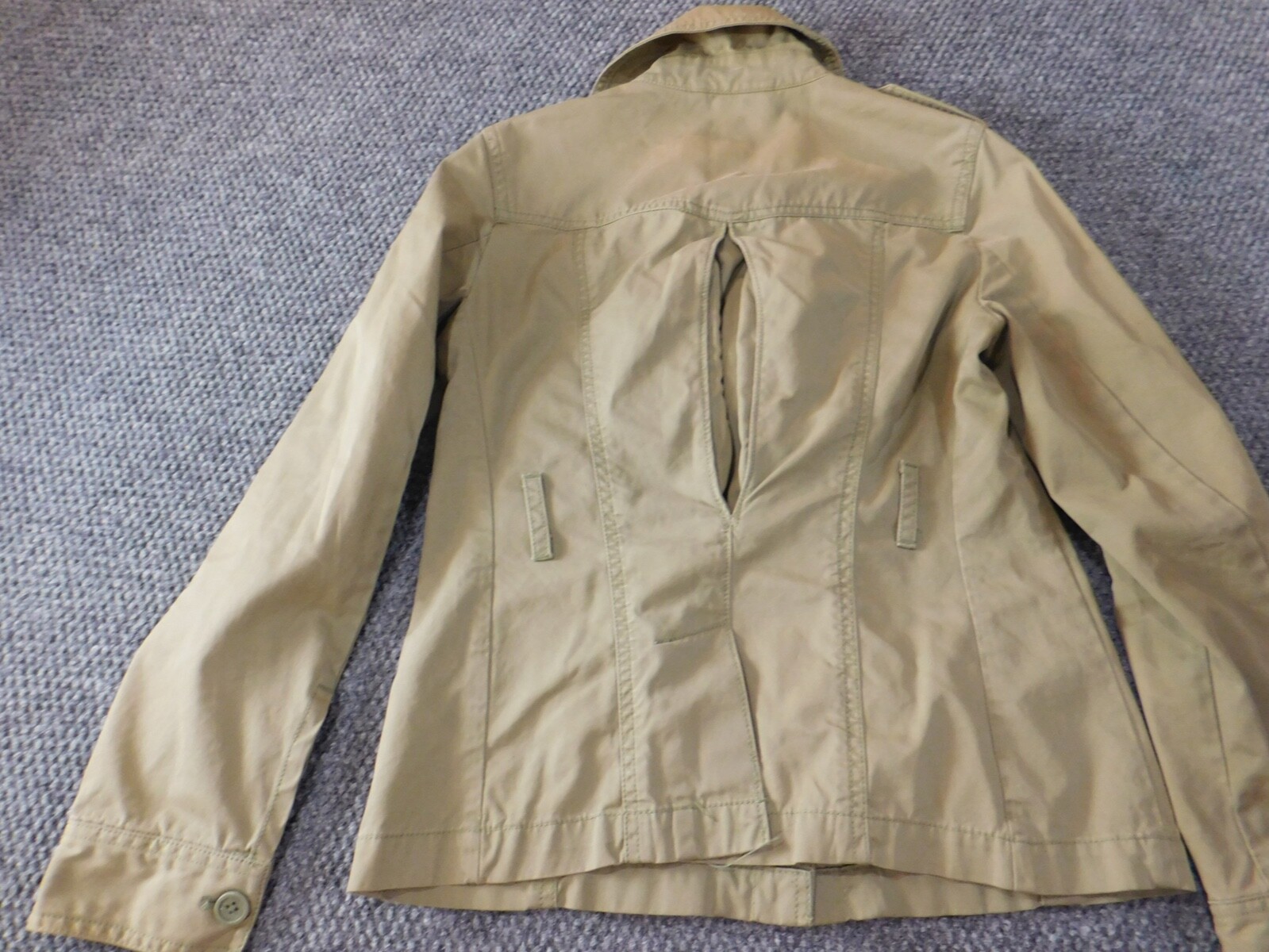 Gap Jacket XS Extra Small Green Button womens Kha… - image 11