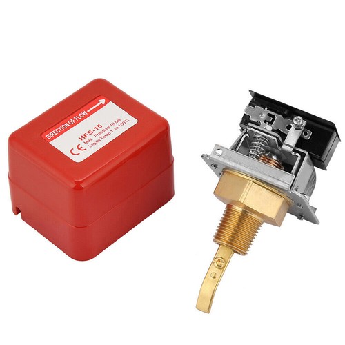 Flow Switch 1/2 Water/Flow Switch Flow Switch Connection SPDT Contacts Red UK 1x - Picture 11 of 11