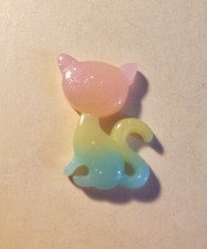 Ombre Cat Magnetic Needle Minder Cross Stitch Embroidery  Cover Holder