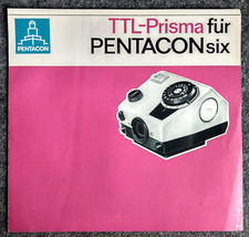 Ttl-Prisma for Pentacon Six Age Brochure 1968