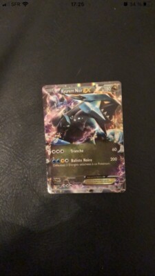 Carte Pokémon Tempête plasma Kyurem noir ex 95/135