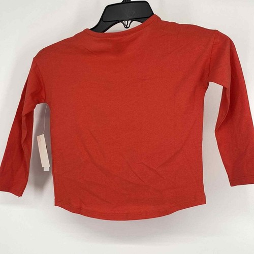 Open Edit Kid Unisex Make The Future Bright Pullover Sweatshirt Orange Sze 3 NWT - Picture 2 of 4