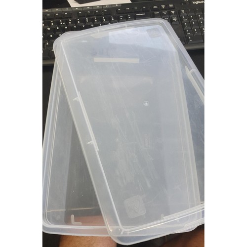 Caja de almacenamiento de plástico/soporte para caja de zapatos con tapa - Pack de 5 - Imagen 4 de 5