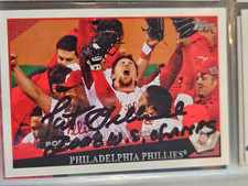 2009 Topps Phillies B PAT GILLICK  In-Person Signed Autographed AUTO