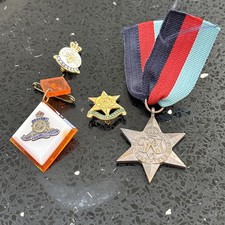 Bundle If Military Medals And Badges 
