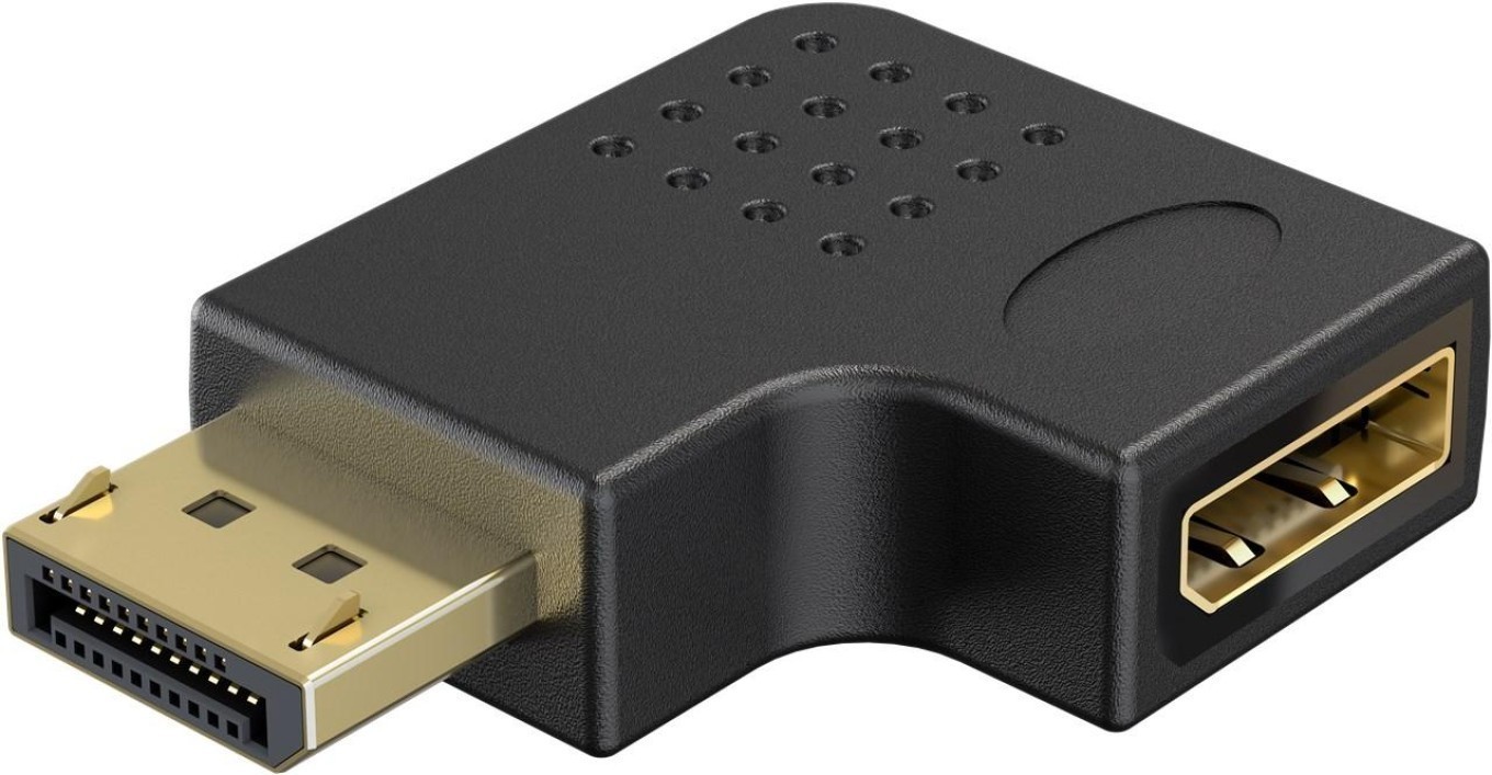 Adaptateur DisplayPort Goobay 77132 8K 90° gauche Ultra HD 144 Hz - Image 4
