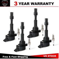 4x Ignition Coil & Spark Plug Set for 2017-2022 Kia Optima Forte5 2.0L L4 UF816