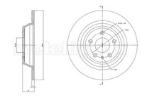 2X Bremsscheibe Ø302Mm Hinten Voll FüR Ford Mondeo V Turnier 1.5 Ecoboost 2.0