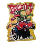 Buggin Out Metal Sign Vintage Rat Fink Style VW Beetle Hot Rod Man Cave Decor
