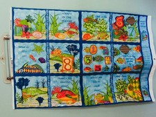 WILMINGTON PRINTS WHATS IN THE OCEAN BOOK COT...