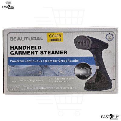 Beautural Handheld Garment Steamer 1800W Dampfbürste Kleider Dampfglätter