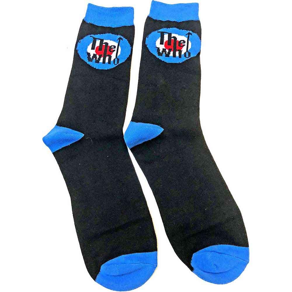 The Who Unisex Ankle Socks Target Logo (Black) (UK Size 7 - 11) Official