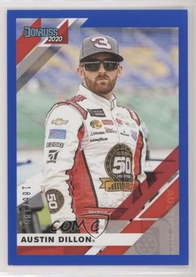 2020 Panini Donruss NASCAR Blue 186/199 Austin Dillon #25 iy3