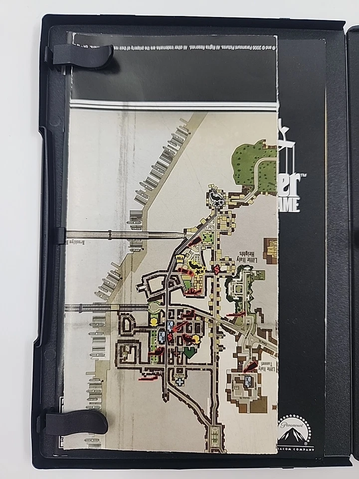 教父 PS2 Playstation 2 完整 CIB + 地图/海报 — 第 4/4 张图片