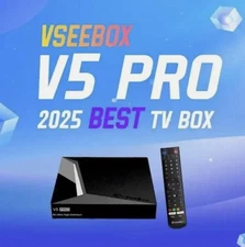 vSeeBox V5 Pro Android 12 Streaming Media Player - Free Shipping! - NEW IN BOX