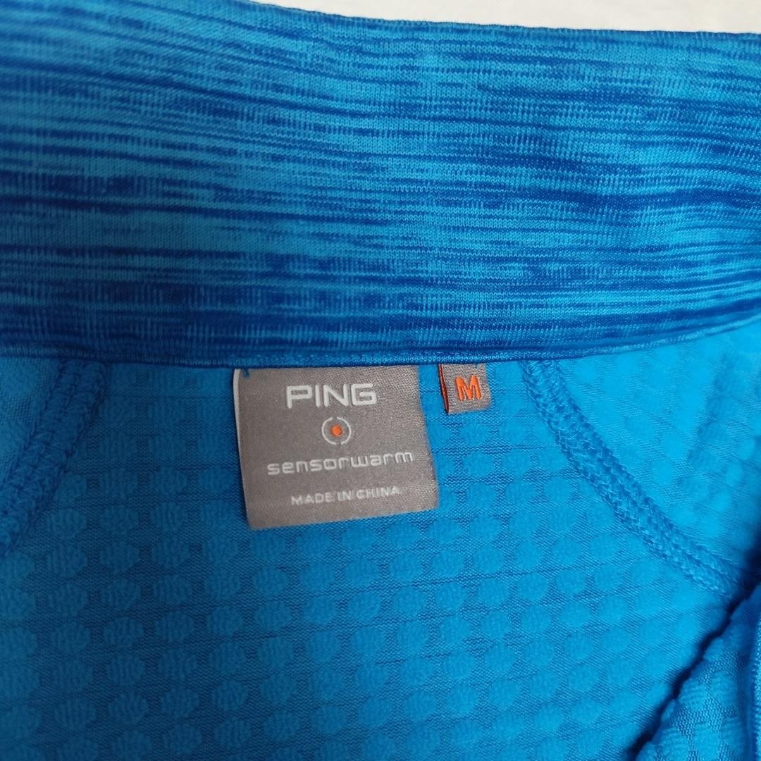 PING Sensorwarm Pullover Mens Medium Blue Quarter… - image 7