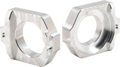 Works Connection Elite Axle Blocks Silver 17-315