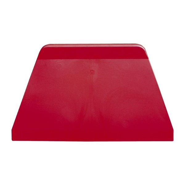 Teigabstecher Abstecher Teigschaber Spachtel Kunststoff Griffleiste Rot 221X130-image