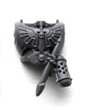 40K Marine Dark Angels Upgrade Veteran Sergeant Dagger & Censer Torso Front