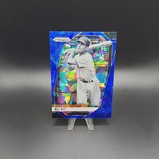 2025 Panini Prizm Blue Cracked Ice Mel Ott #232 Baseball Card