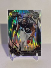 2024 Panini Select - Club Level Danielle Hunter #243 Black & Green Shock Prizm
