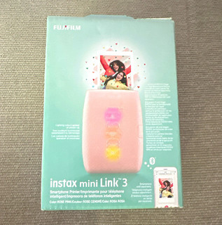 Fujifilm Instax Mini Link 3 Portable Bluetooth Color Mobile Printer Pink