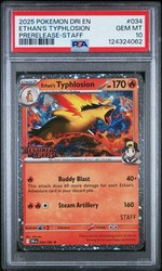 Ethan's Typhlosion 034/182 Destined Rivals Prerelease Promo