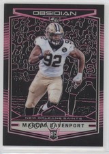 2018 Panini Obsidian Electric Etch Purple 7/75 Marcus Davenport #147 0c6