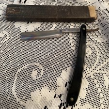 Vintage # 18 &ldquo;Shorty&rdquo; J. A. Henckels Twin Works Solingen Germany Straight Razor