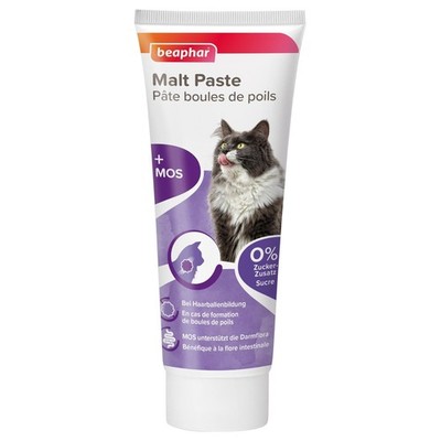 Malt Paste für Katzen 250g Tube, Haarballenhilfe, Verdauungsunterstützung,