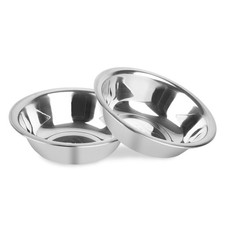 2-Pack Cat Bowls, Stainless Steel Cat Bowl, Pet Food  Water Dishes, Non-Tip ...