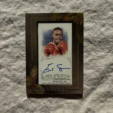 2016 Topps Allen and Ginter Framed Mini Autograph #AGA-ES Errol Spence Jr. Auto